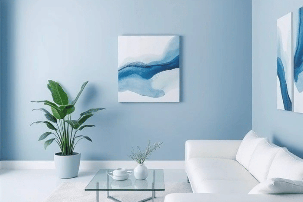 Warna Cat Tembok Ice Blue: Kelebihan, Tips dan Cara Dekorasi