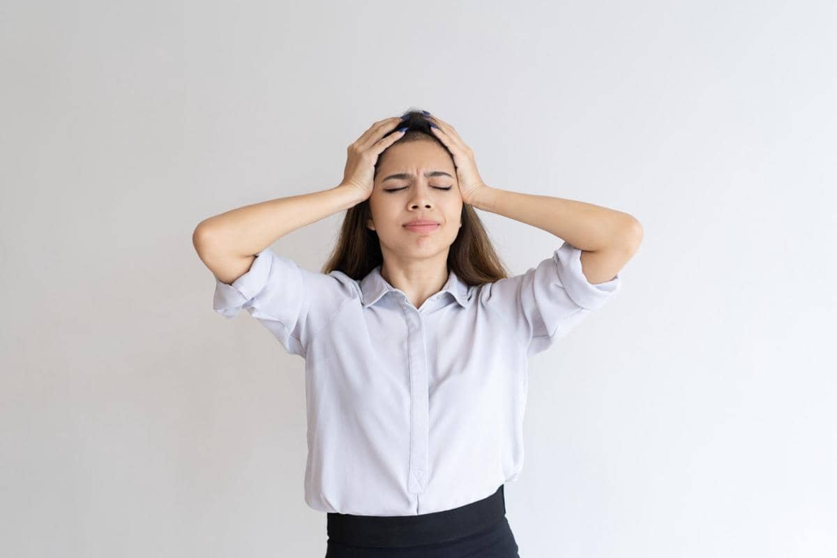 ilustrasi stres berlebihan