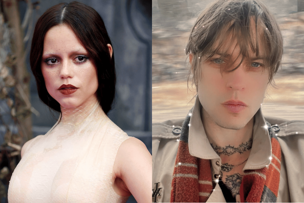 Jenna Ortega and Elias Rønnenfelt