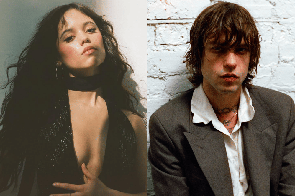 Jenna Ortega and Elias Rønnenfelt