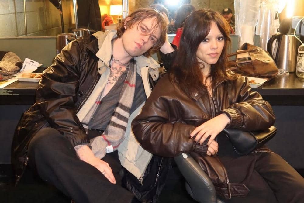 Jenna Ortega and Elias Rønnenfelt