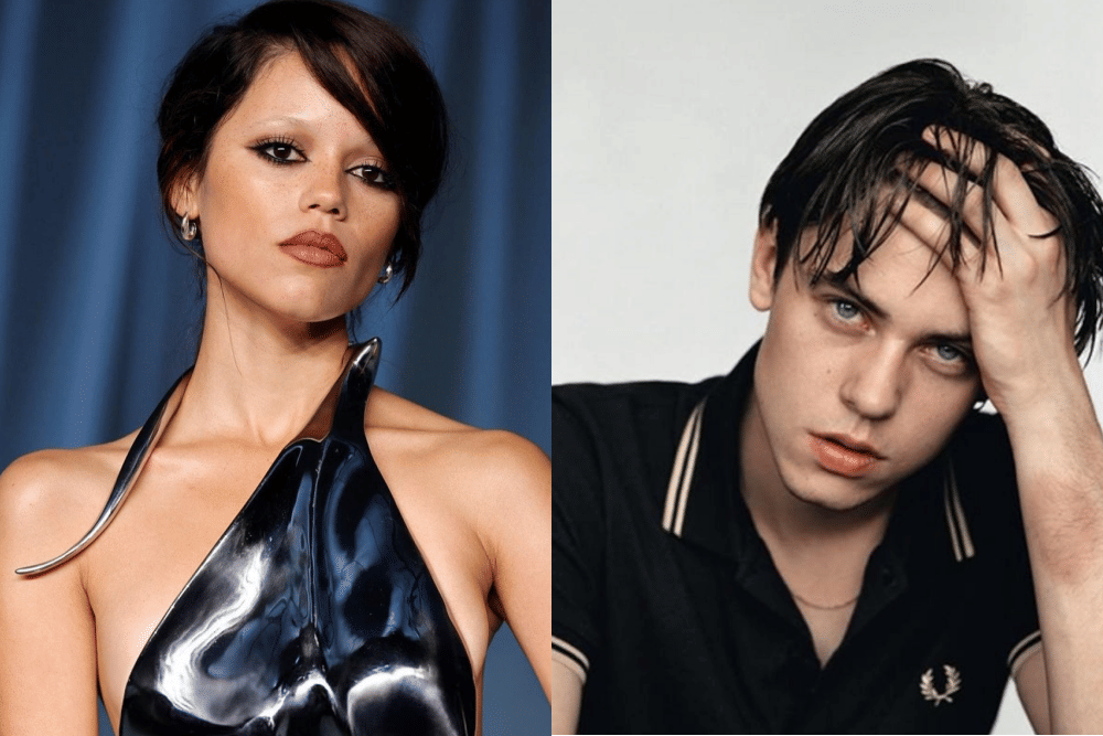 Jenna Ortega and Elias Rønnenfelt