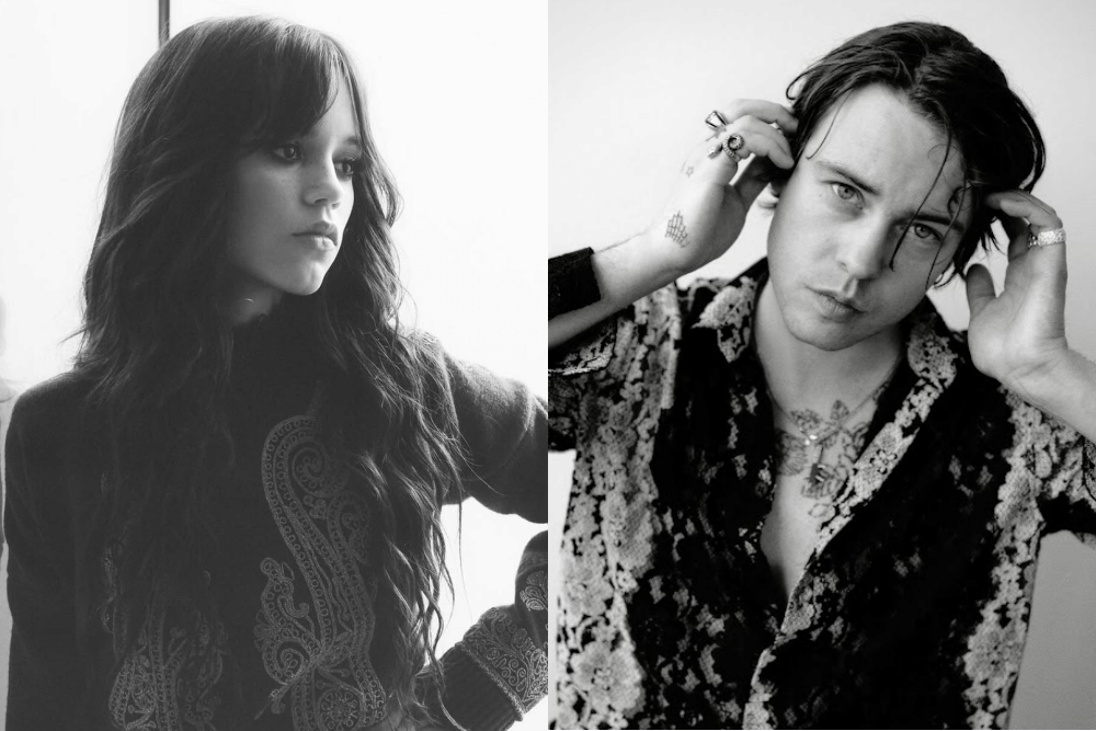 Jenna Ortega and Elias Rønnenfelt