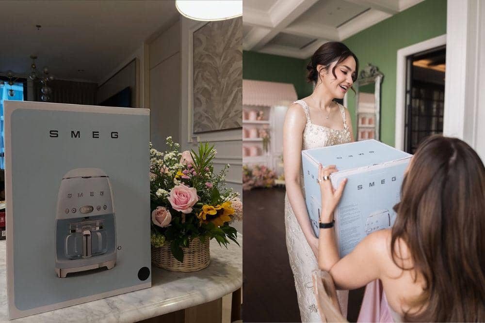 Souvenir Bridesmaids Syifa Hadju beruba Mesin Kopi estetik