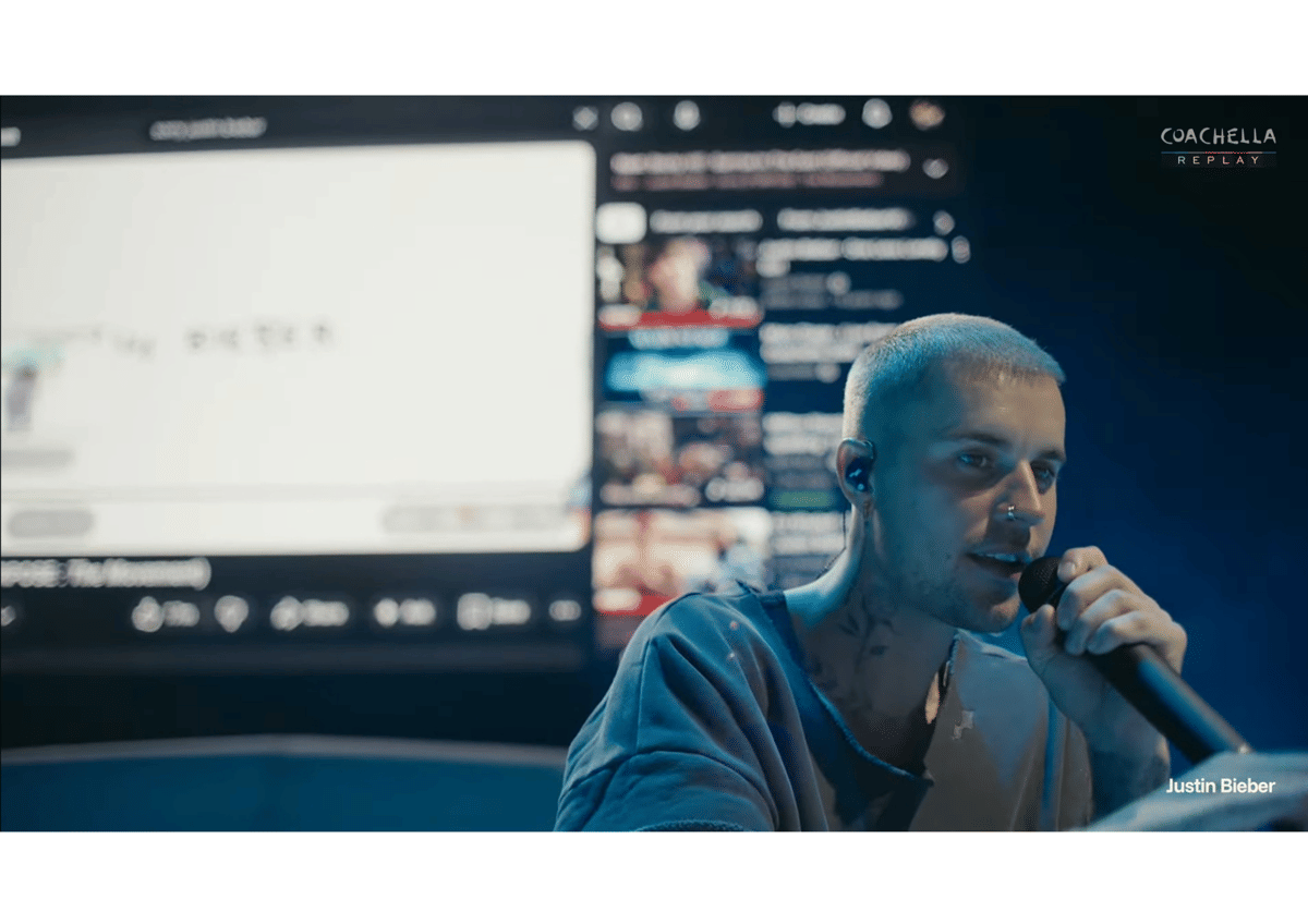 penampilan Justin Bieber di coachella 2026