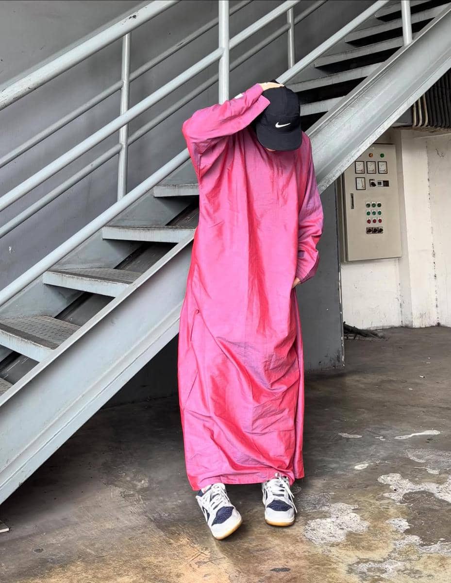 ide outfit abaya a la Sivia Azizah