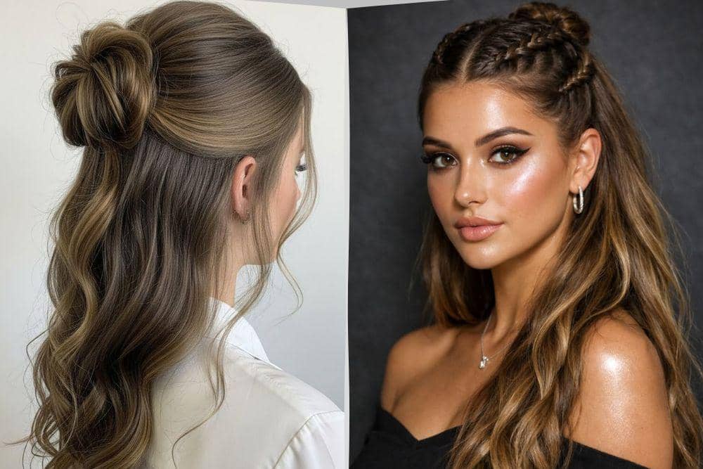 5 Variasi Half Up Bun Hairstyle yang Chic untuk Berbagai Acara