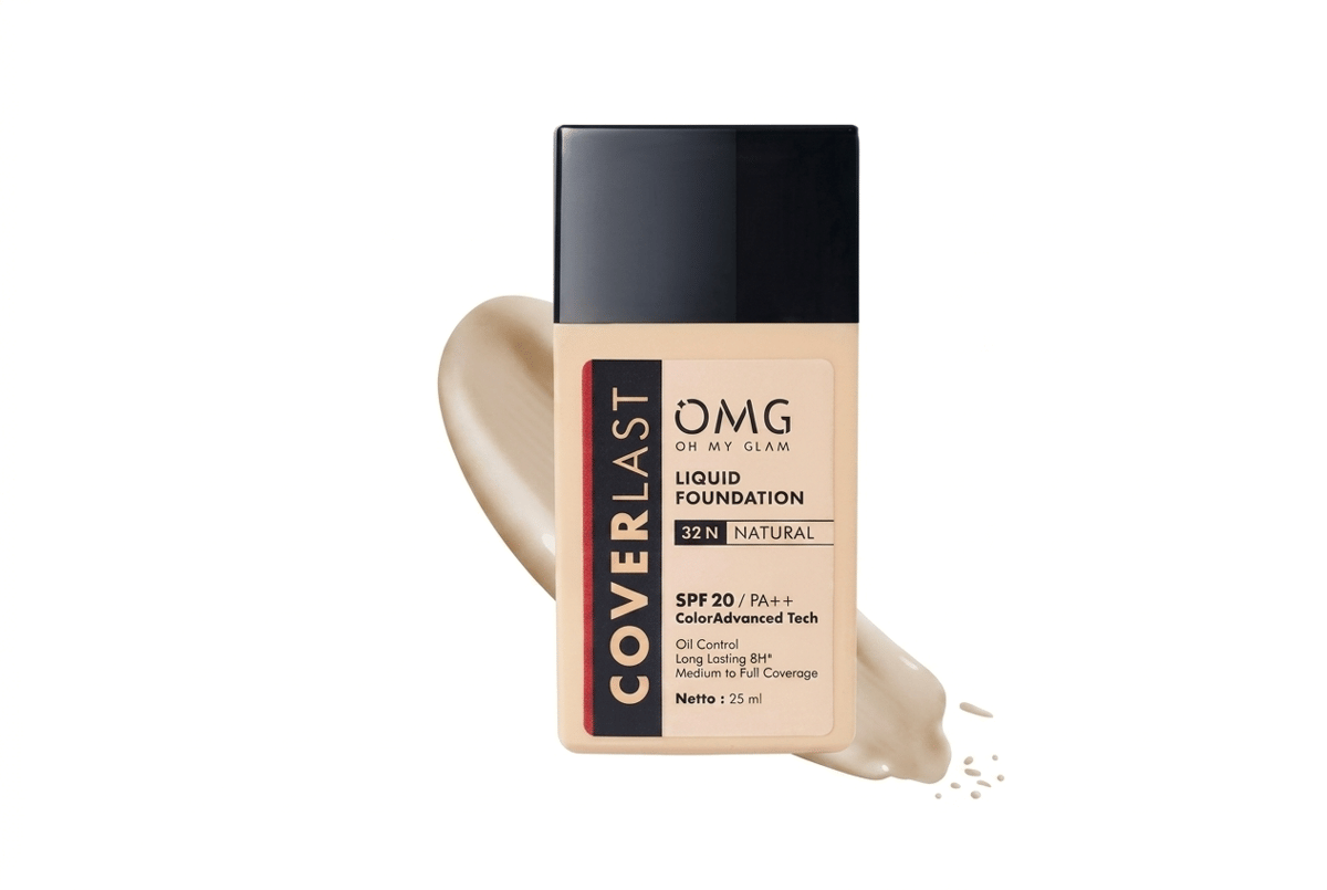OMG Oh My Glam Coverlast Liquid Foundation - Flawless Coverage