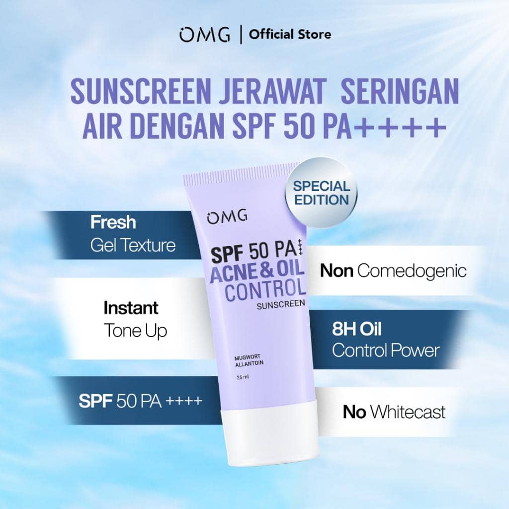 sunscreen non comedogenic untuk kulit berminyak dan berjerawat