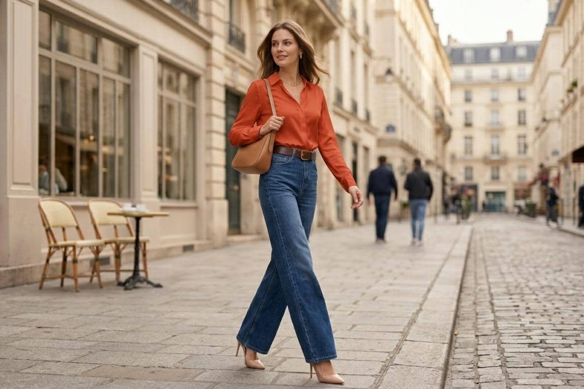 atasan warna terracotta cocok dengan bawahan warna apa