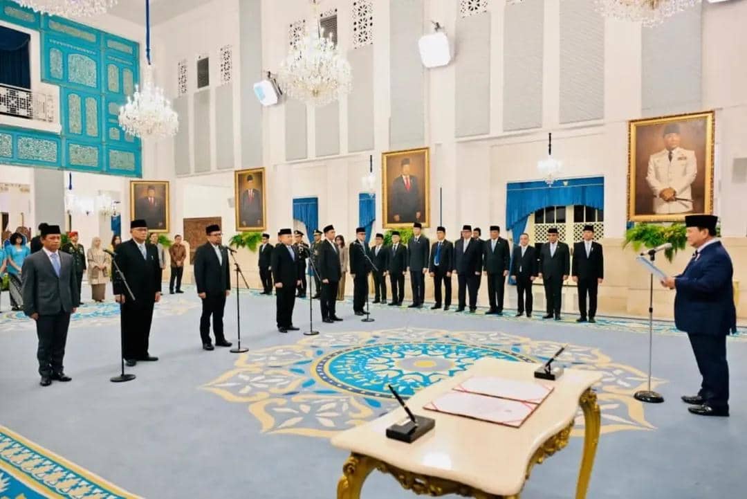 Baru Dilantik, ini Daftar Menteri dan Pejabat di Reshuffle Jilid 5