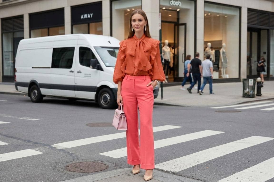 atasan warna terracotta cocok dengan bawahan warna apa