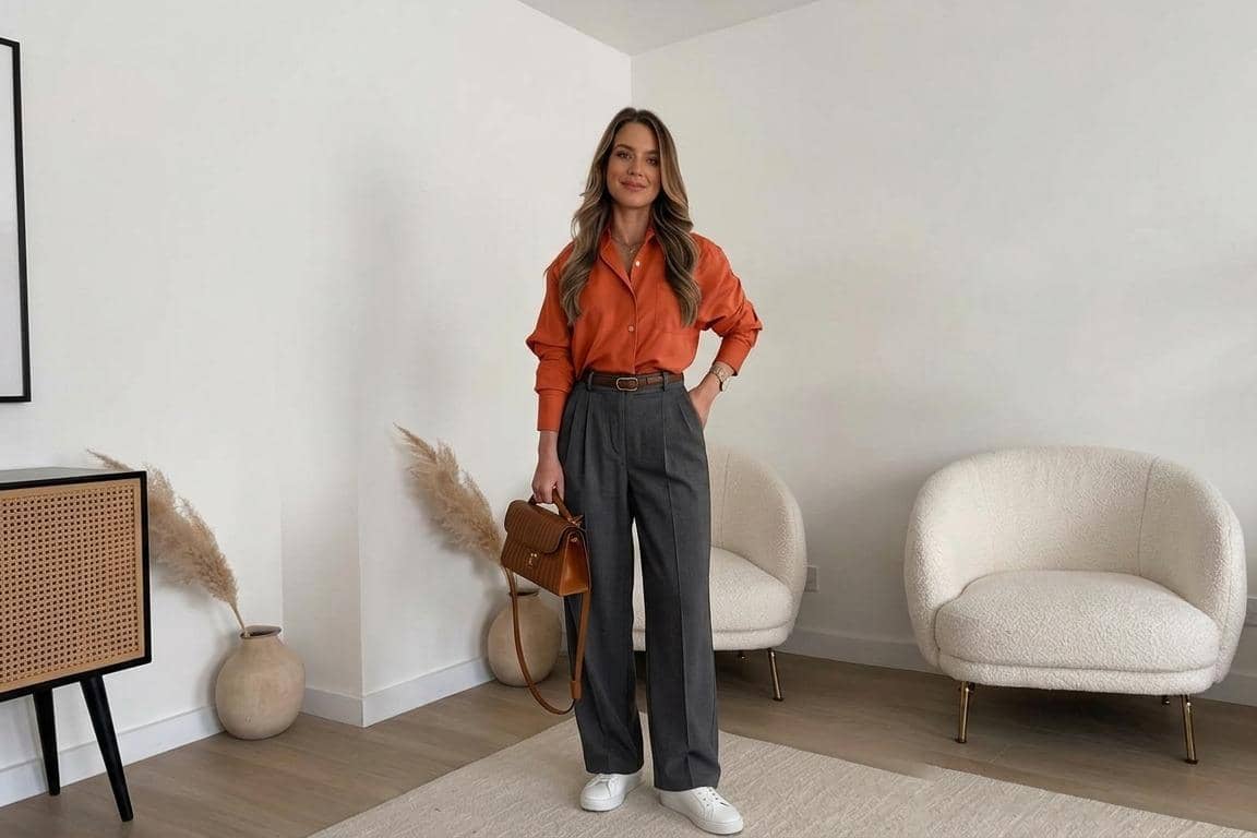 atasan warna terracotta cocok dengan bawahan warna apa