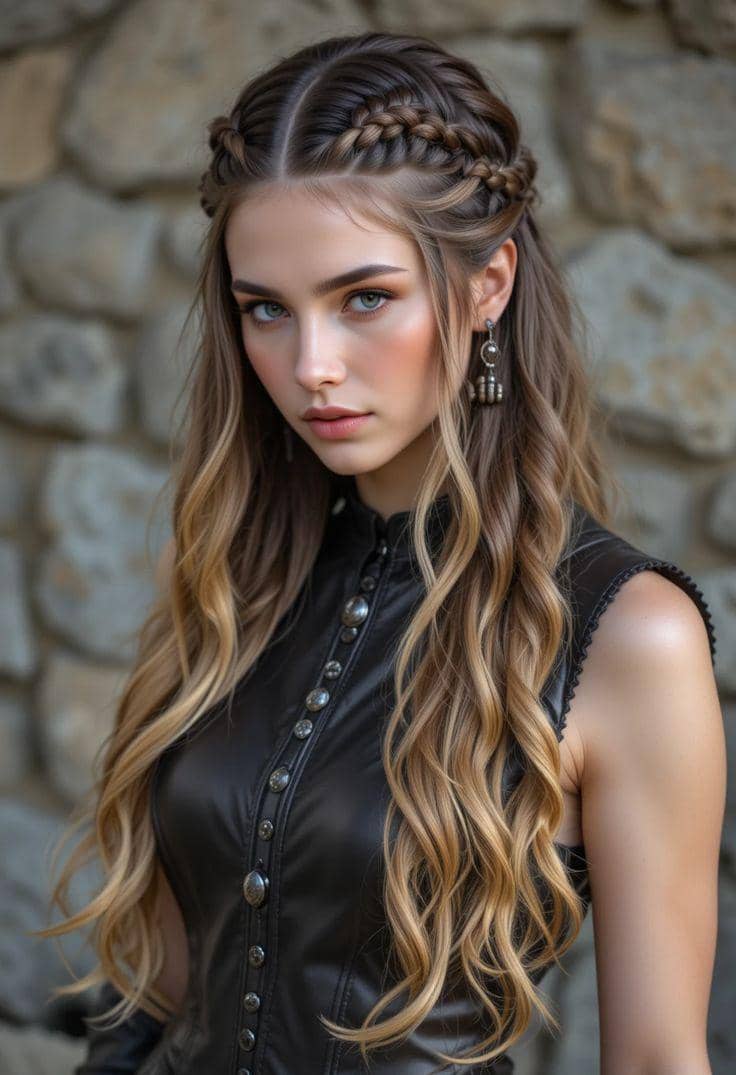 variasi kepang yang membuat rambut tampak lebih bervolume