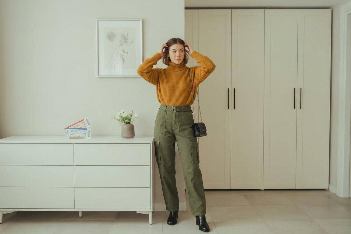 atasan warna mustard cocok dengan bawahan warna apa