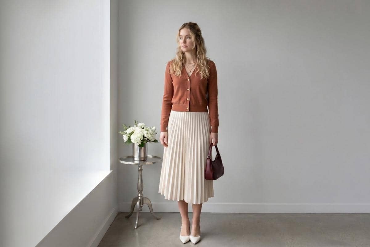 atasan warna clay cocok dengan bawahan warna apa