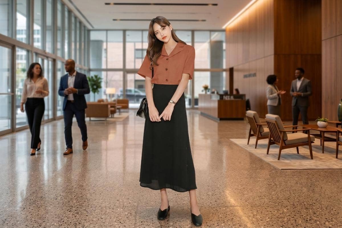 atasan warna clay cocok dengan bawahan warna apa