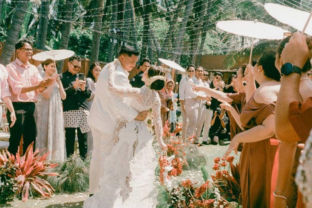 Pernikahan Gabriella Larasati dan Hilman Basaib