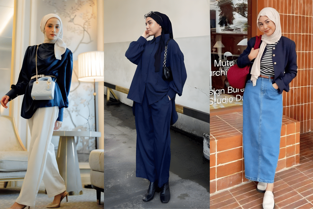 Atasan Warna Indigo Cocok dengan Bawahan Warna Apa?