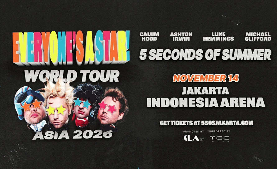 Harga Tiket Konser 5 Seconds of Summer Jakarta 2026 Lengkap