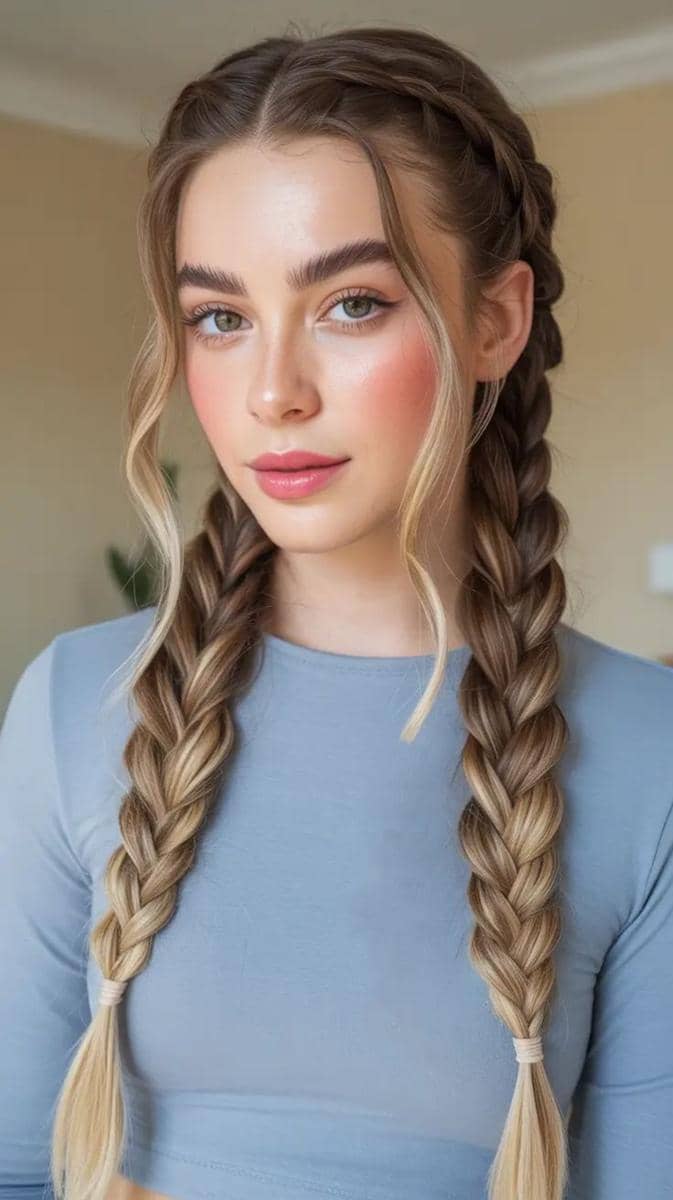 variasi kepang rambut yang bikin look tampak lebih muda