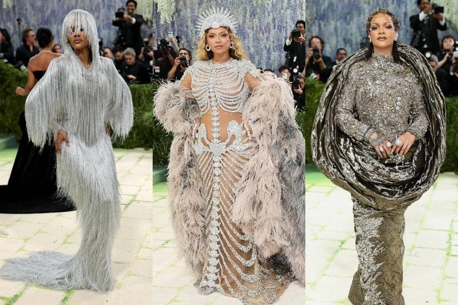 Rihanna hingga Beyoncé, Gaya Artis Tampil ‘Bling-Bling' di Met Gala