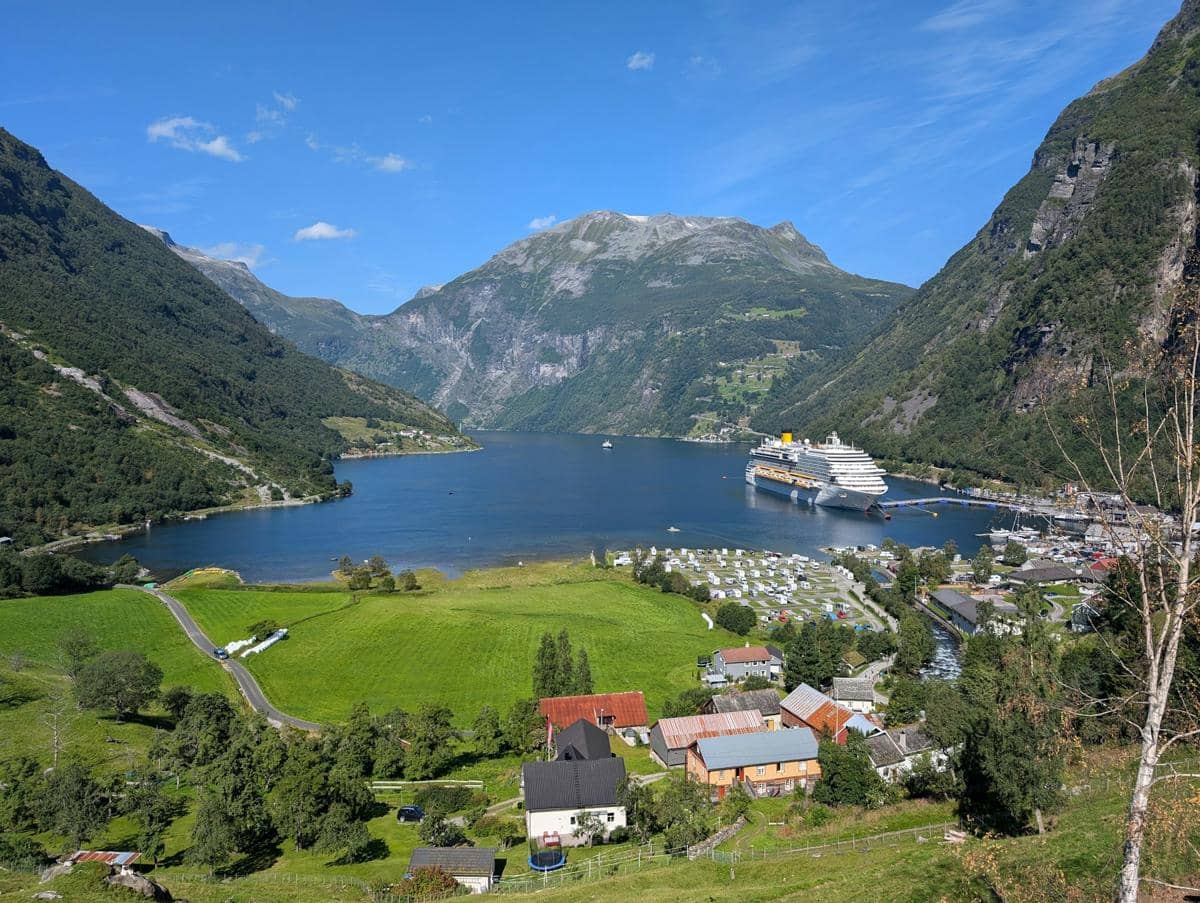 potret Geirangerfjord