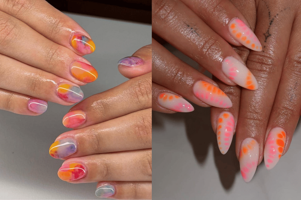 7 Ide Nail Art Orange Simple untuk Daily Look yang Statement