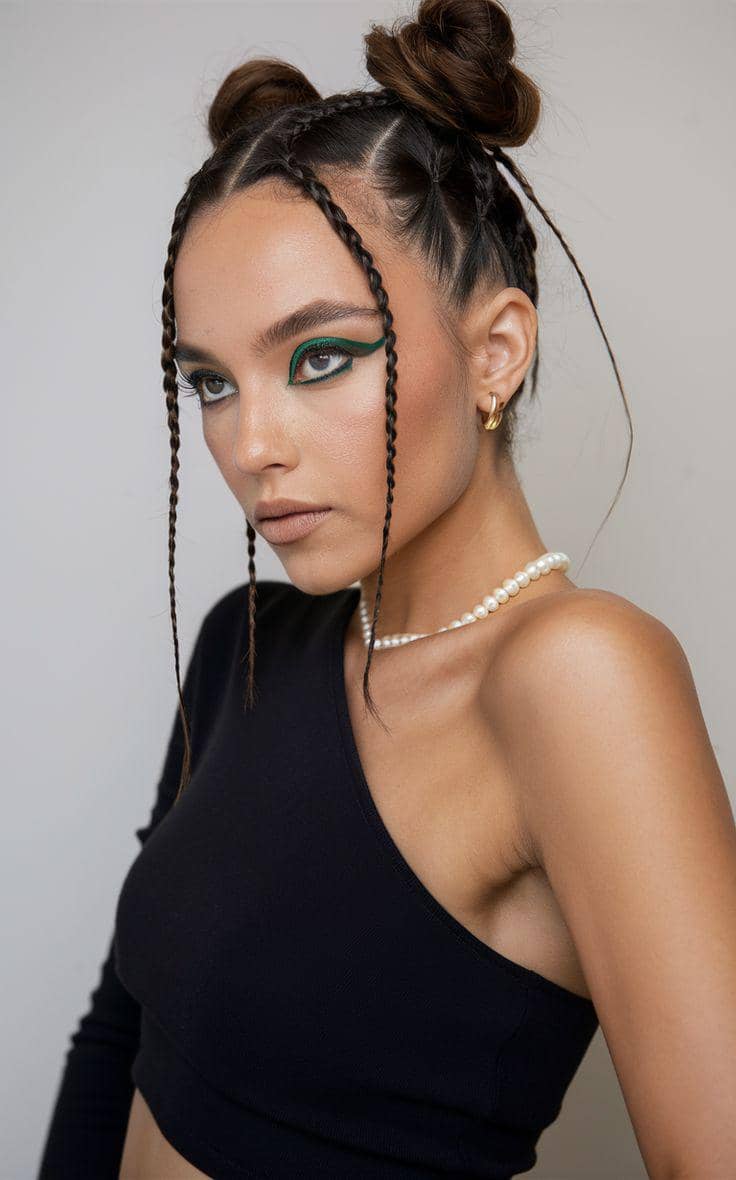 variasi kepang edgy untuk tampil lebih fierce dan standout