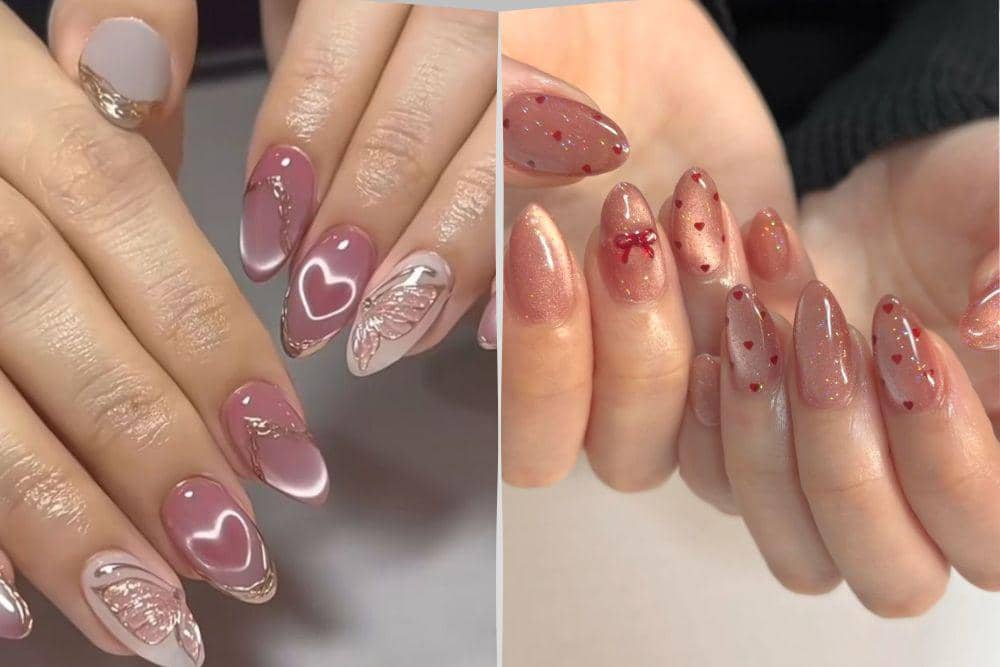 7 Inspirasi Nail Art Girly Aesthetic yang Bikin Look Makin On Point
