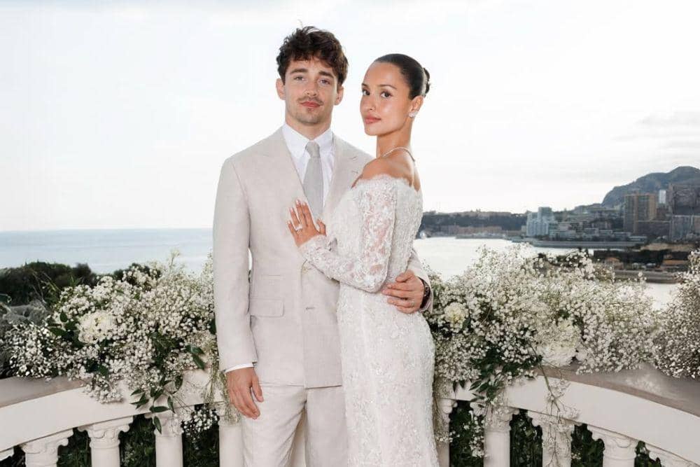 Charles Leclerc dan Alexandra Saint Mleux