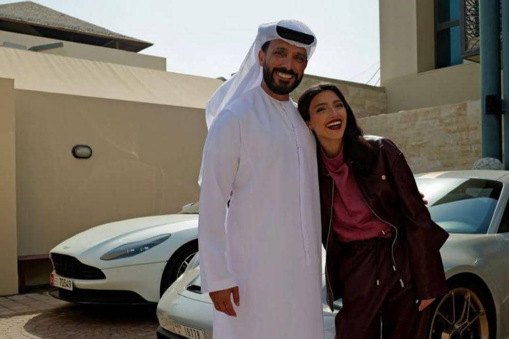 Amna Al Qubaisi dan ayahnya