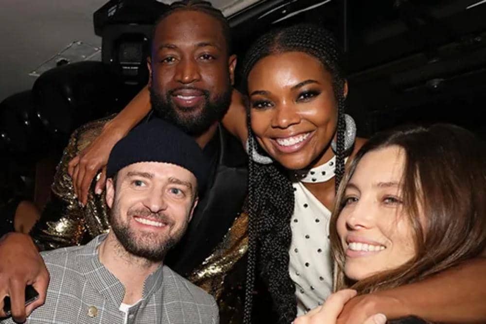 Gabrielle Union & Dwyane Wade ─ Justin Timberlake & Jessica Biel