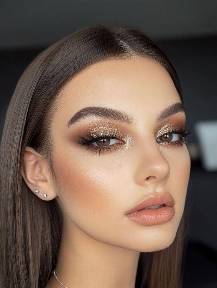 inspirasi soft glam makeup