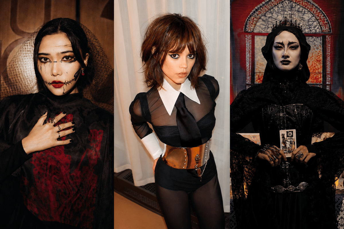 7 Inspirasi Makeup Gothic a la Jenna Ortega hingga Isyana
