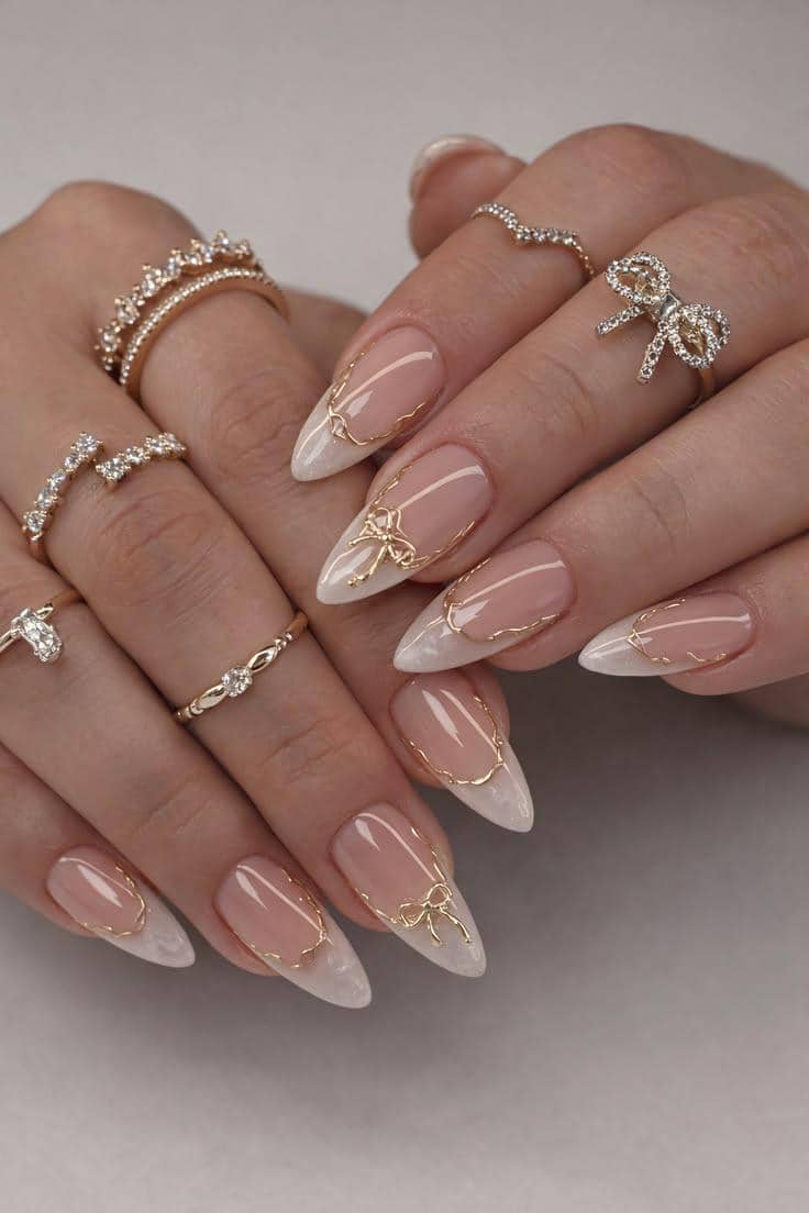 inspirasi nail art nuansa nude