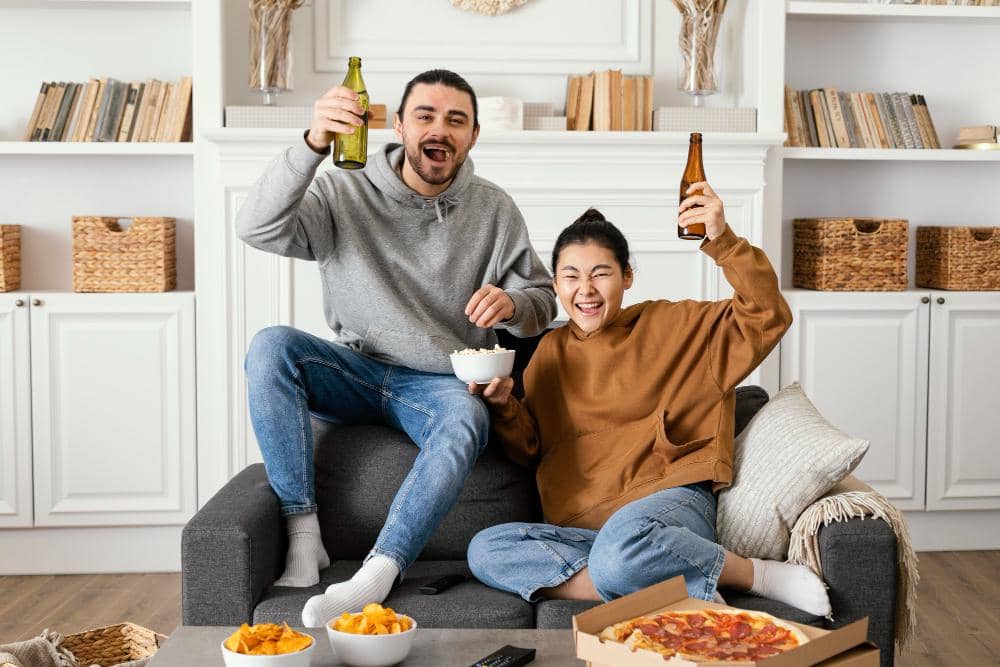 8 Tanda Pasangan Nyaman Nonton Bola Bareng, Suka Melihat Reaksimu