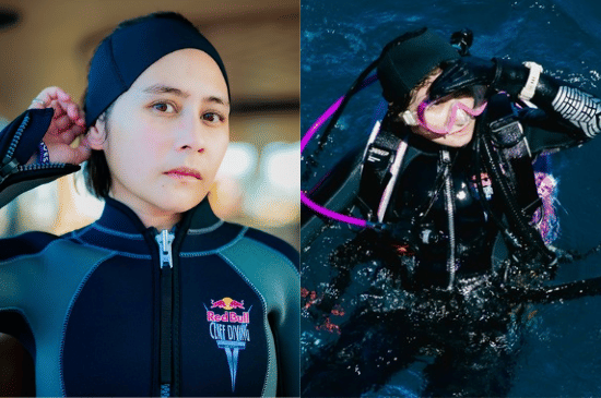 7 Potret Prilly Latuconsina Resmi Bergabung Jadi Rescue Diver Red Bull Cliff Diving Bali 2026
