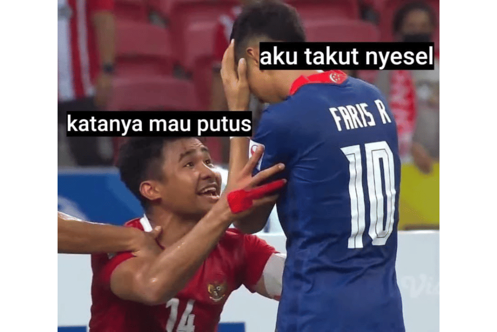 Meme Relationship Pecinta Sepak Bola