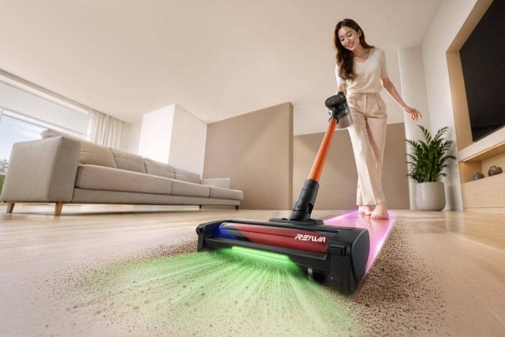 6 Fitur Unggulan REIWA Stick Vacuum Cleaner, Bikin Bersih-Bersih jadi Menyenangkan
