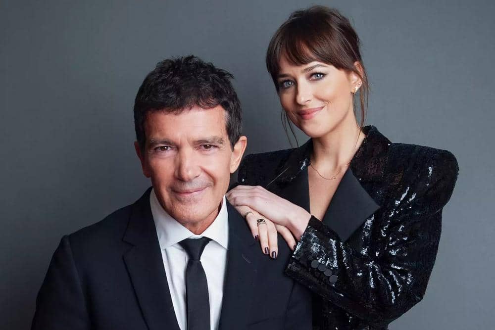 Antonio Banderas dan Dakota Johnson