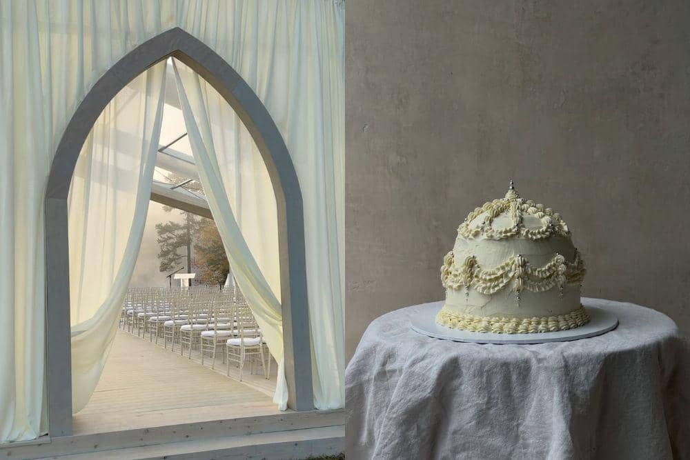 Antique White & Dusty Grey