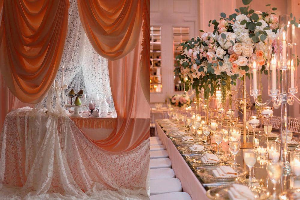 Apricot & Petal Pink