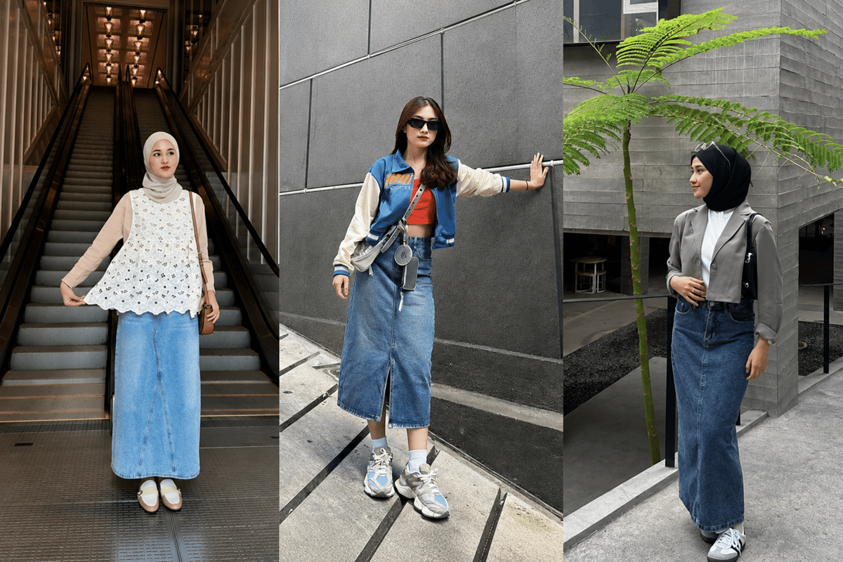 Rok Jeans Cocok dengan Baju Apa? Ini Inspirasi Mix and Matchnya