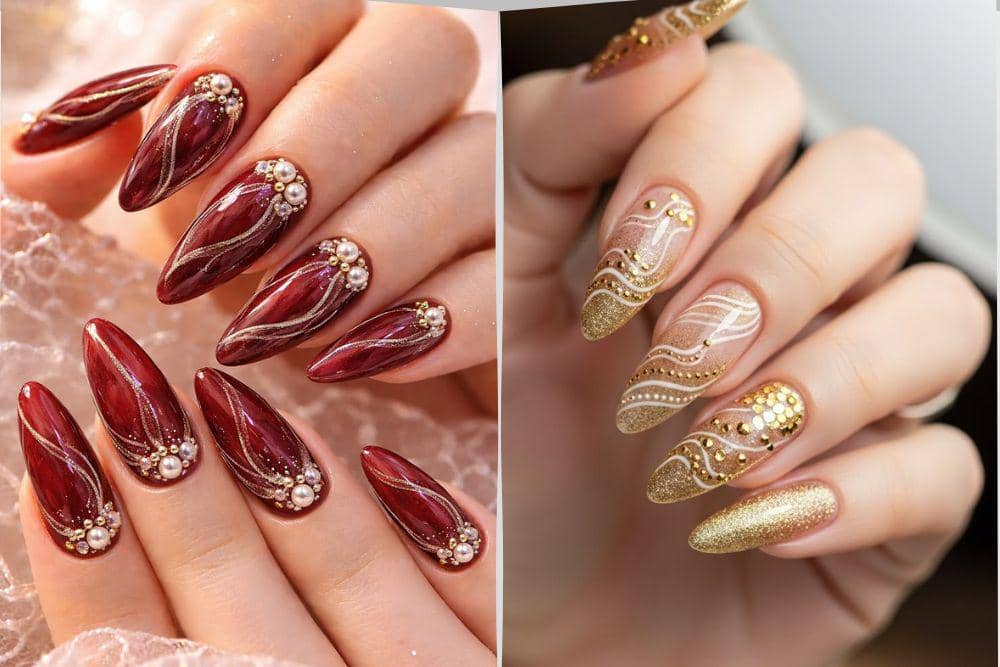 7 Inspirasi Nail Art Sparkling untuk Party Look yang Chic