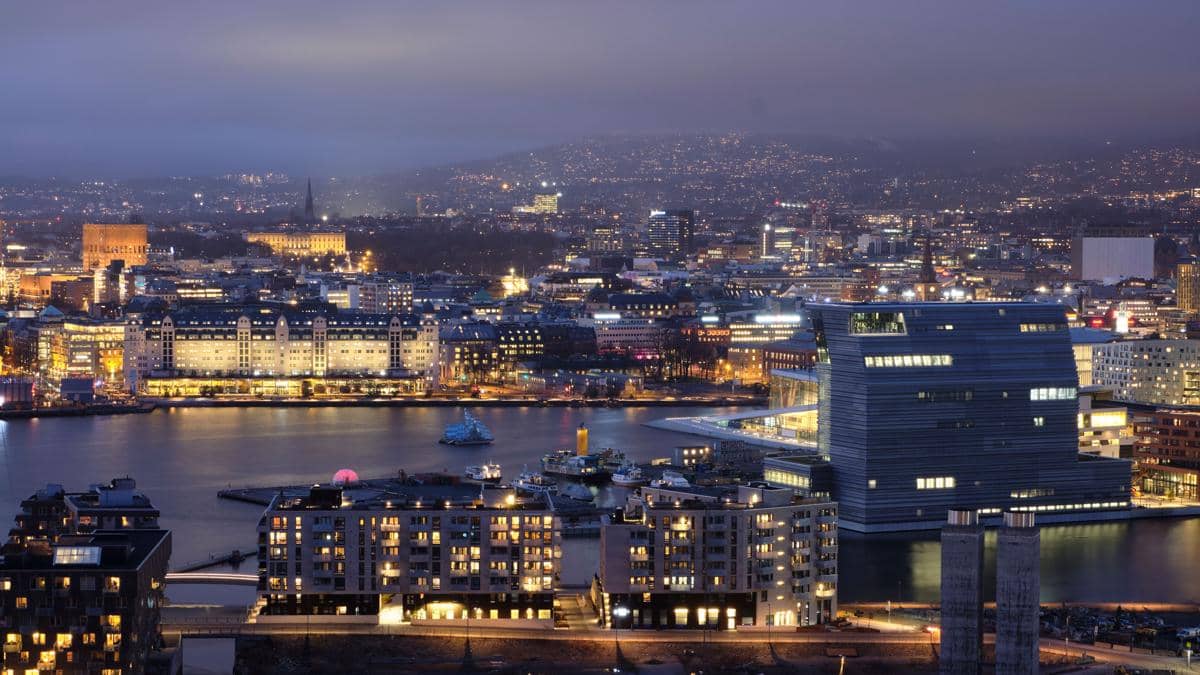 potret lanskap Oslo