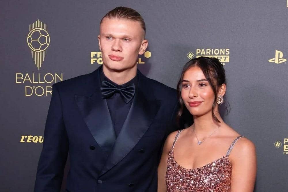 Erling Haaland dan Isabel Haugseng Johansen