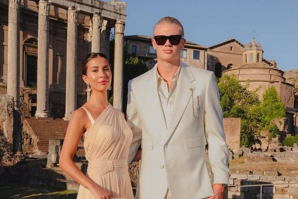 Erling Haaland dan Isabel Haugseng Johansen