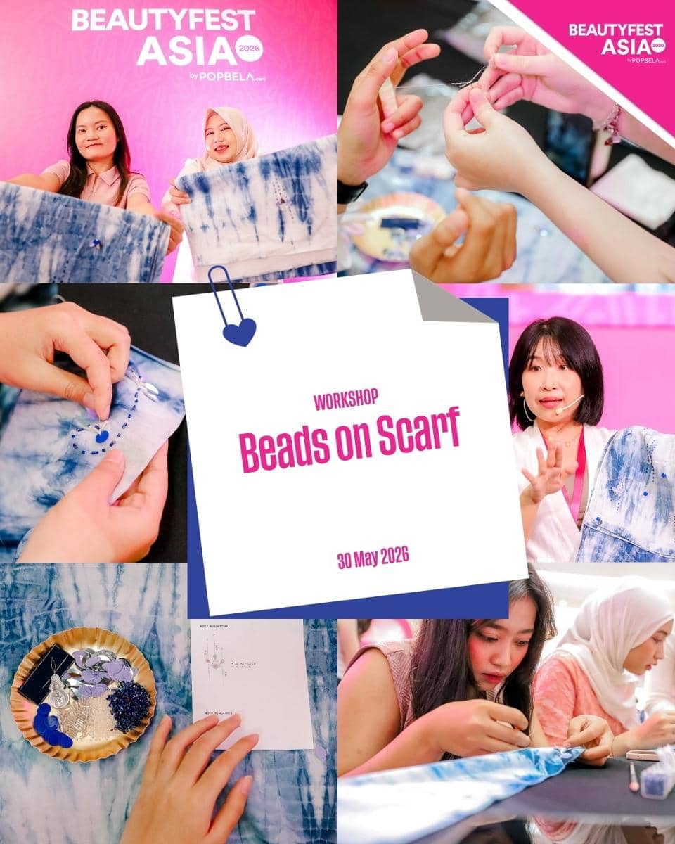 Here’s a little recap from “Beads on Scarf Workshop” together with @esmod.jakarta at BeautyFest .jpg