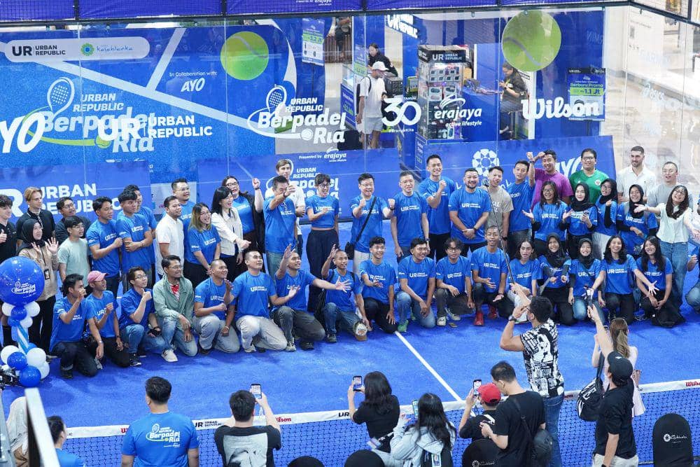 Dukung Tren Padel di Indonesia, Urban Republic Gelar UR Berpadel Ria